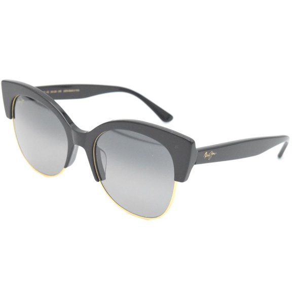 Maui Jim MJ 817-02 Mariposa Black & Gold / Neutral Grey Polarized Lenses